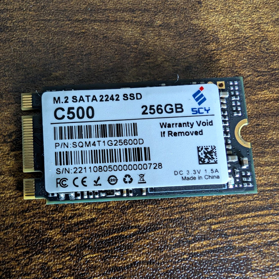 256GB M.2 SATA 2242 SSD C500 Solid State Drive B+M Key 42mm Laptop SSD