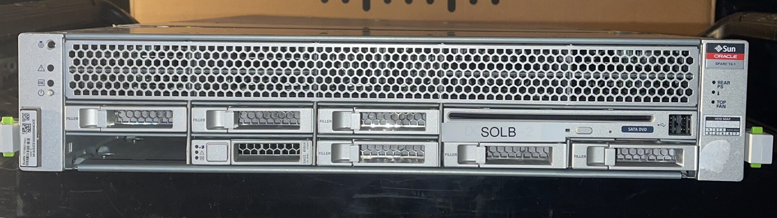 SUN MICROSYSTEMS ORACLE  SPARC T4-1 SERVER  NO HDD / RAM