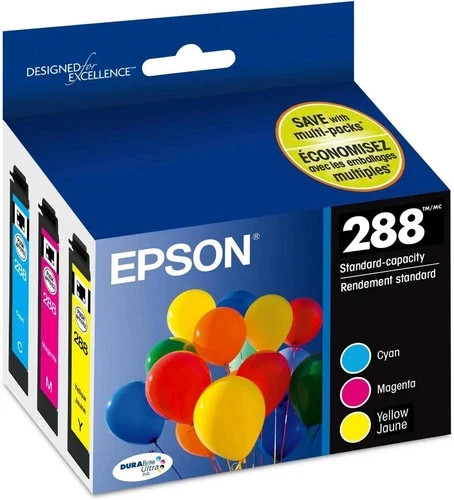 Epson 252 Black, C/M/Y 4pk Combo Ink Cartridges - Black, Cyan, Magenta, Yellow (