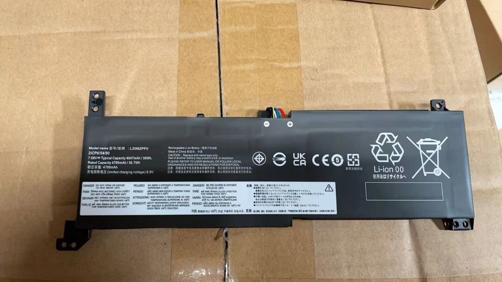 L20C2PF0 L20M2PF0 L20B2PF0 Laptop Battery for Lenovo V14 V15 Gen 2 G2-ITL/ALC