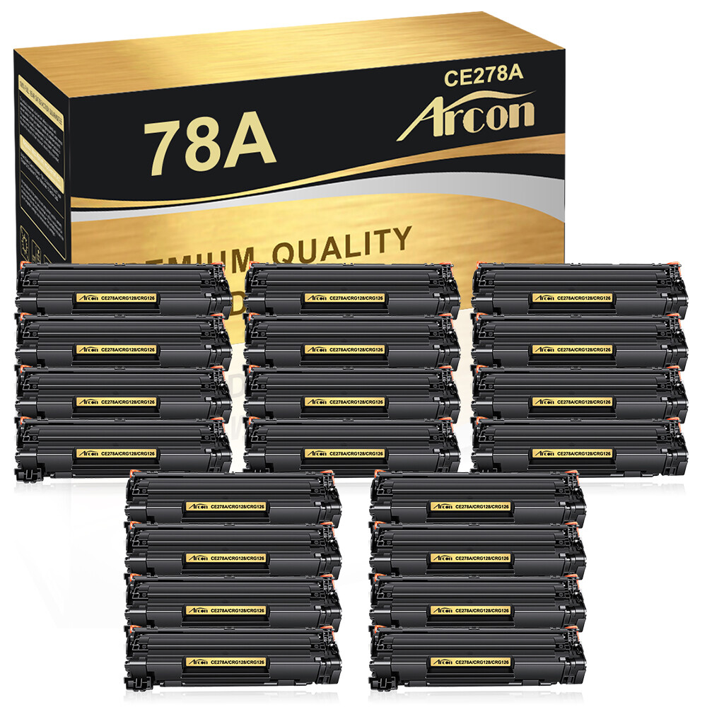 20PK CE278A Toner Fits for HP 78A LaserJet Pro P1566 P1606 1606DN M1536DNF MFP