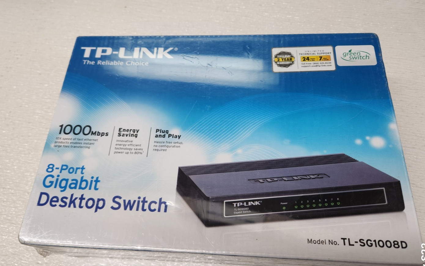 TP-Link TL-SG1008D 8-Port Gigabit Ethernet Switch