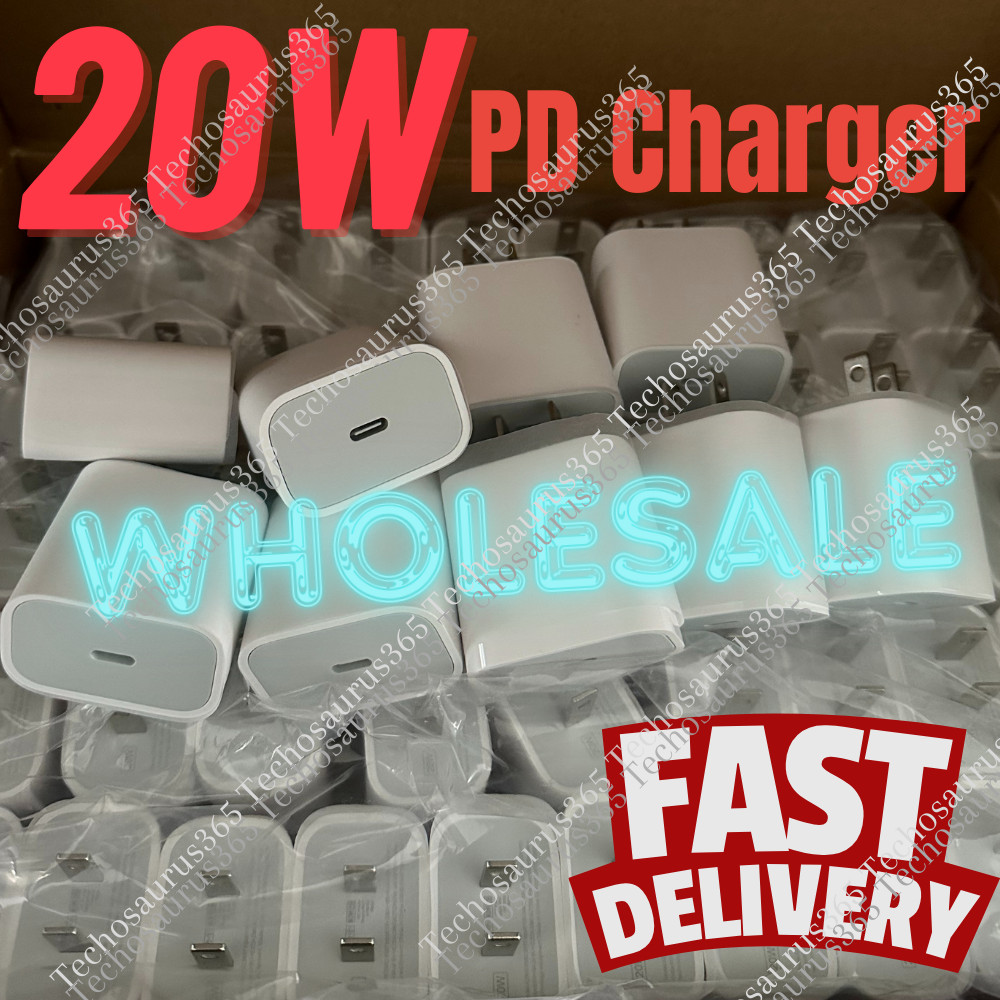 Lot 20W USB Type C Power Adapter Fast Charger Cube Block For iPhone iPad Android