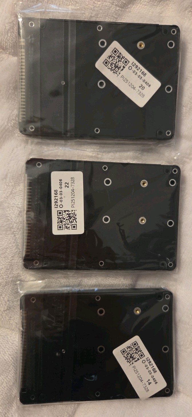 Mini PCIE MSata SSD To 2.5inch IDE HDD Adapter (3) Brand New Set Of Three