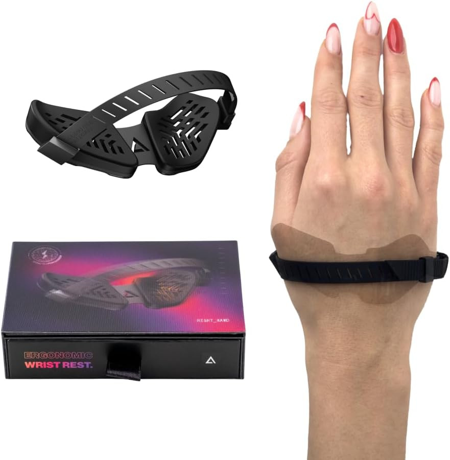 DELTAHUB Carpio G2.0 - Advanced Ergonomic Right-Handed Gaming Wrist Rest for Mou