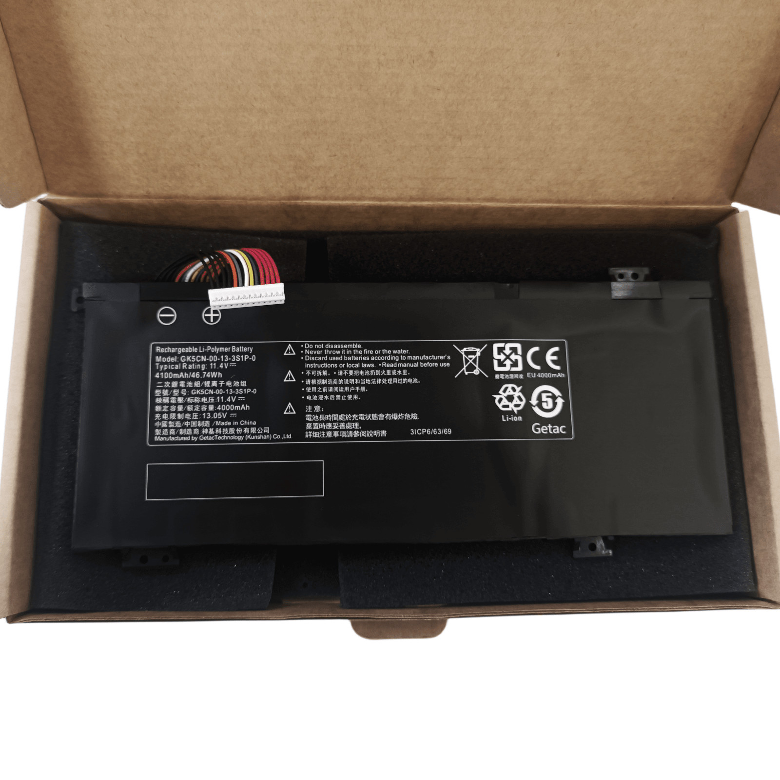 New Genuine GK5CN5Z GK5CN6Z GK5CN-00-13-3S1P-0 Battery Getac GK5CN-00-13-4S1P-0
