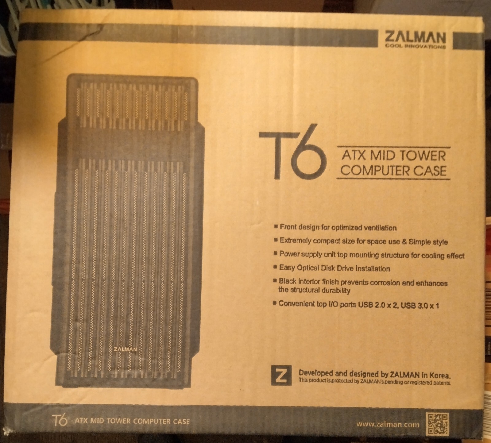 Zalman T6 ATX Mid Tower Computer Case 