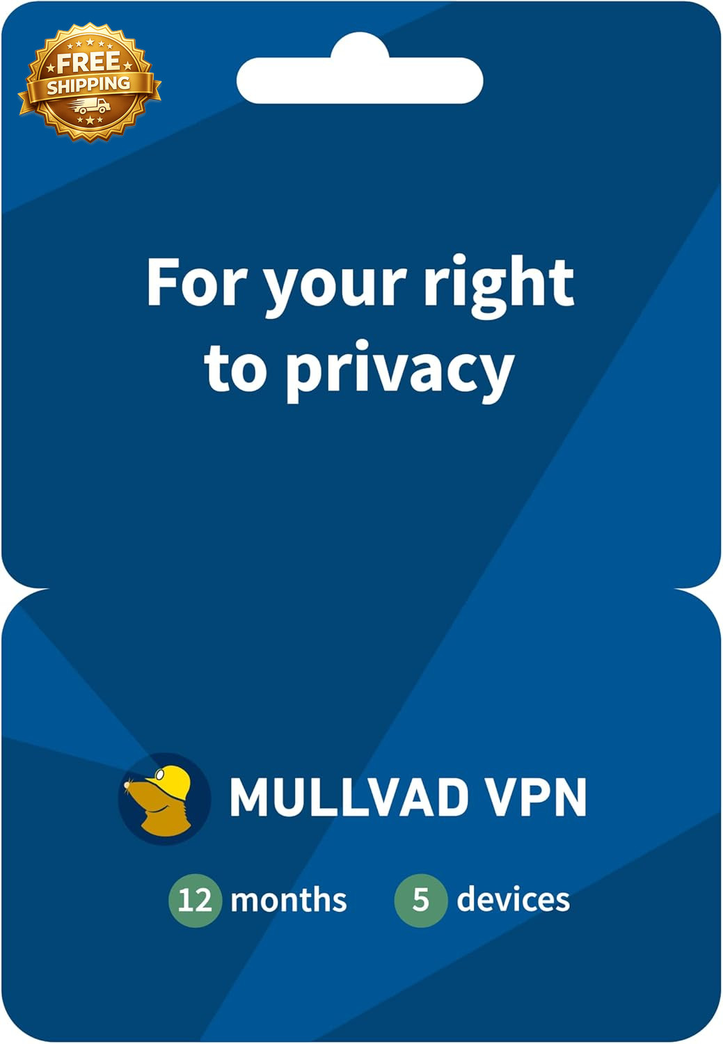 - 12 Months for 5 Devices - No-Log VPN Service for Your Privacy