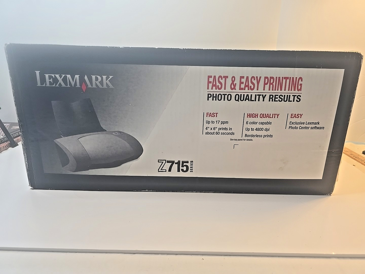 Lexmark Z715 Color Jetprinter Fast & Easy Printing 4800 dpi Inject Printer NIB