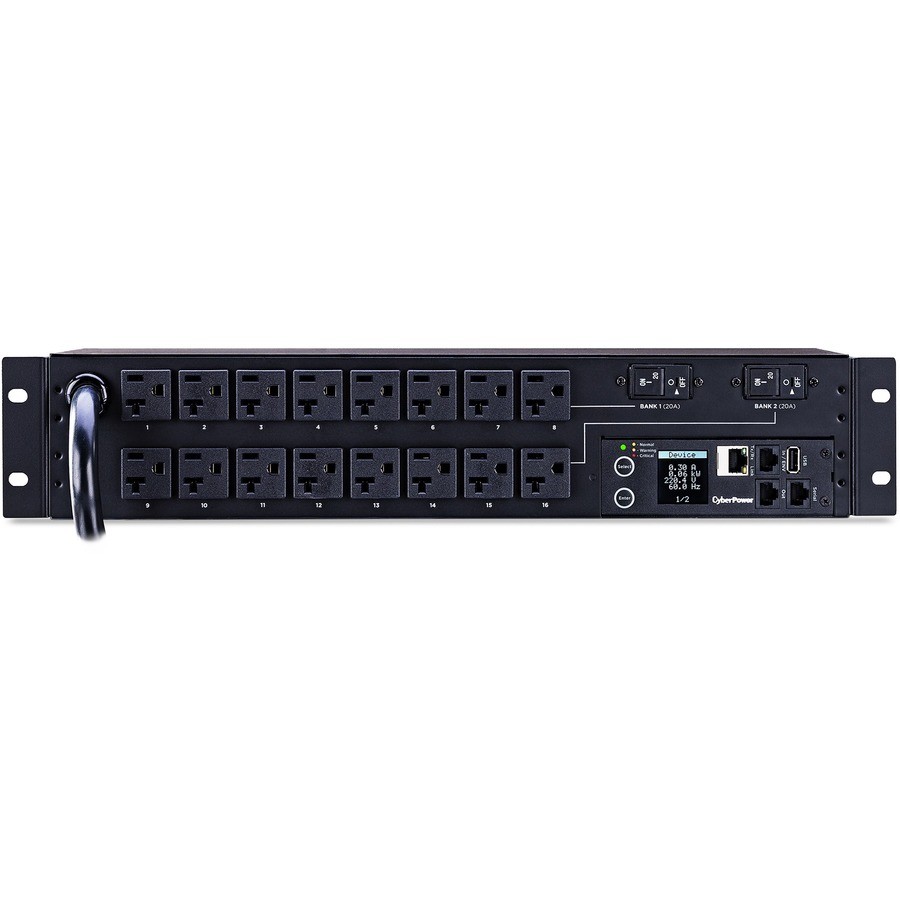 CyberPower PDU31003 16-Outlet 120 VAC 30A Monitored PDU