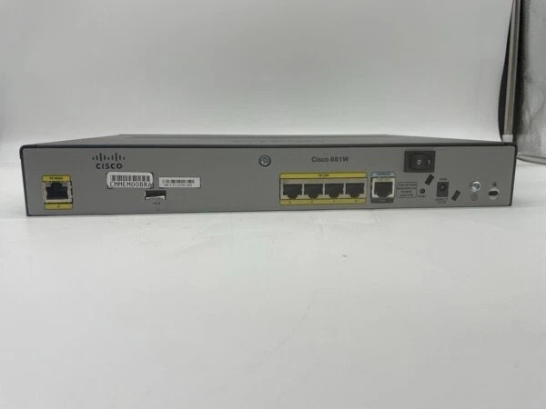 Cisco 881 CISCO881-K9 Enterprise 4-Port Wired Integrated Services Router