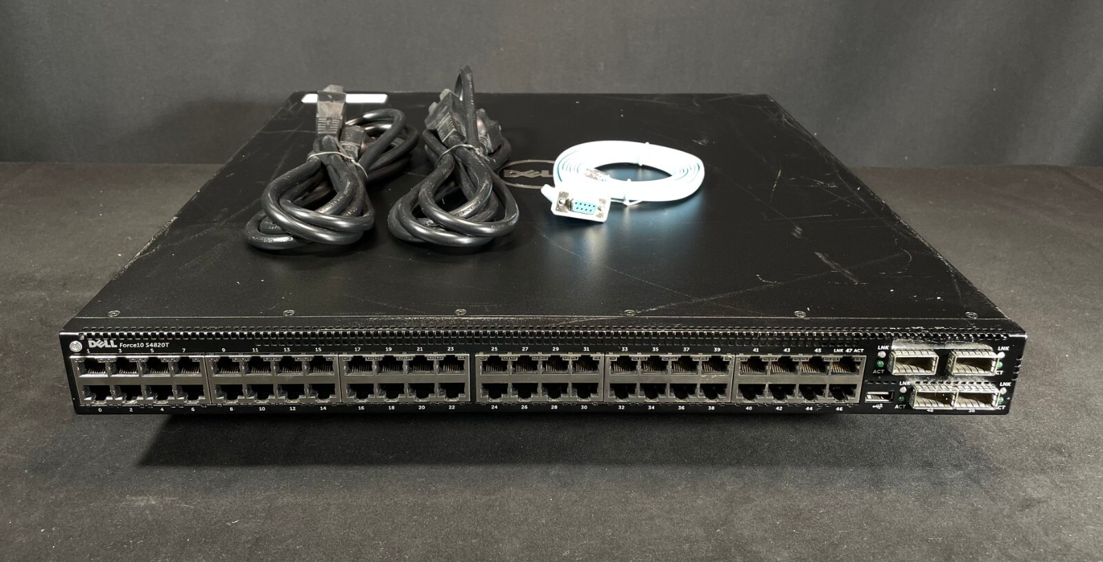 Dell Force10 S4820T 48x Port 10G Base-T 4x 40G QSFP Switch-Same Day Shipping