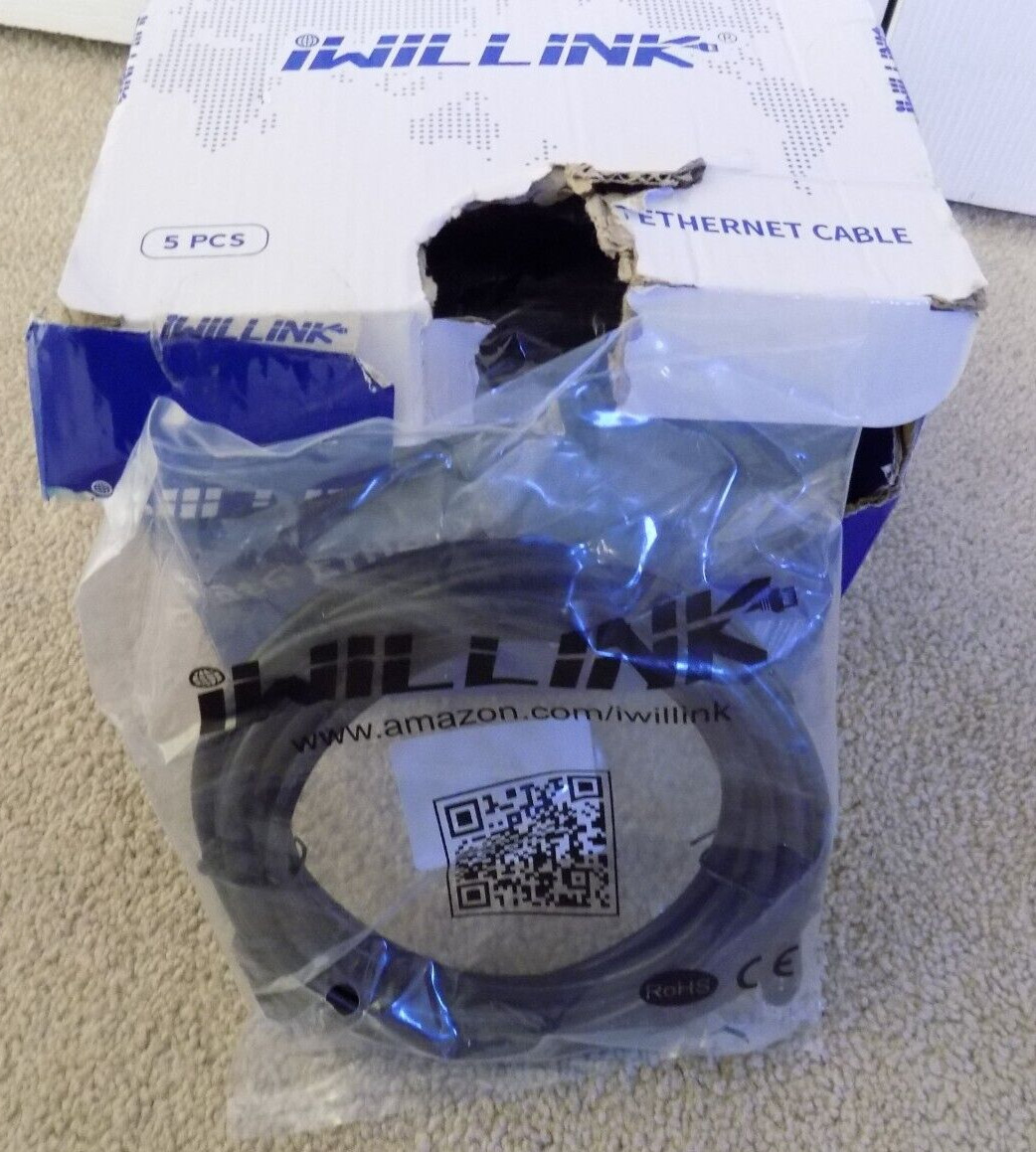 (4) Pack iWillink 14 Foot Cat 6 Ethernet Cable--FREE SHIPPING