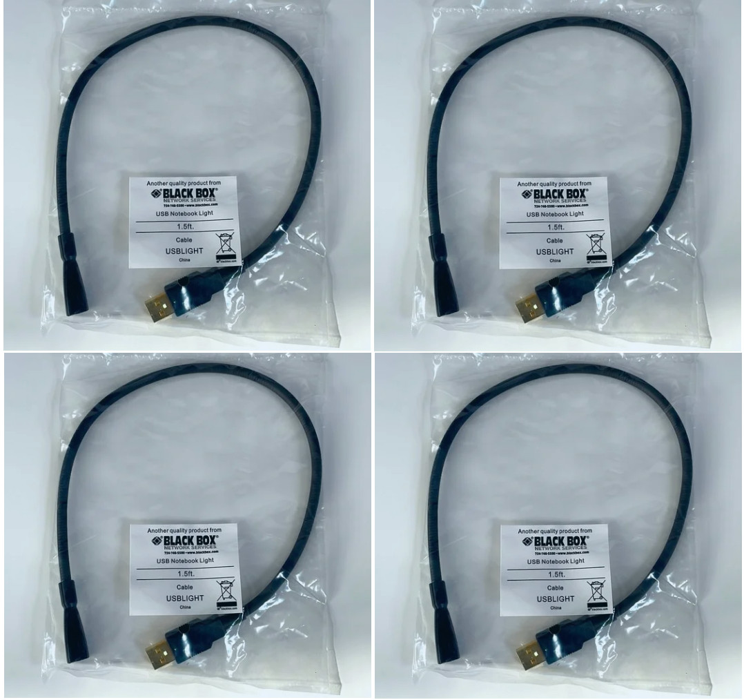 1.5ft USB portable mini LED LIGHT adjustable for book reading laptop snake lamp