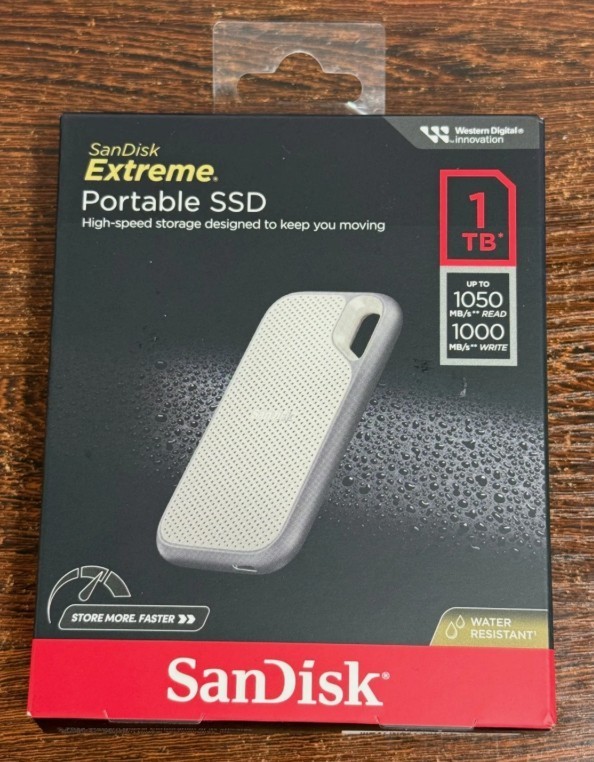 SanDisk 1TB Extreme External Portable SSD Storage USB-C -