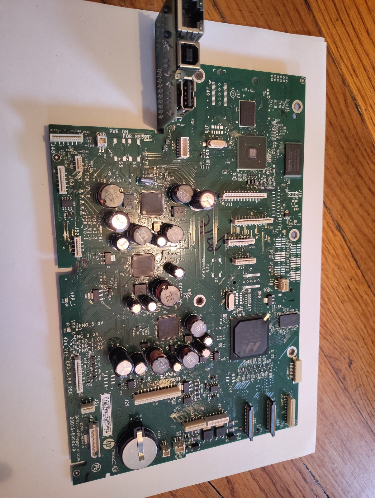 Genuine HP Color LaserJet Pro MFP M477dn Main Formatter Board CF379-60001 Tested