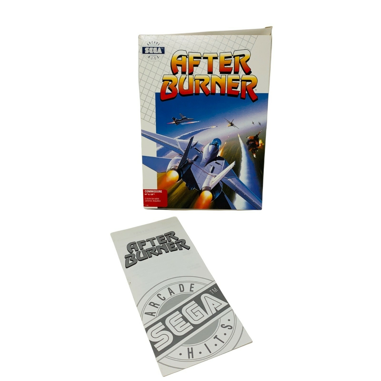 After Burner Sega Arcade Commodore 64/128 Floppy Disk Computer Game UNTESTED