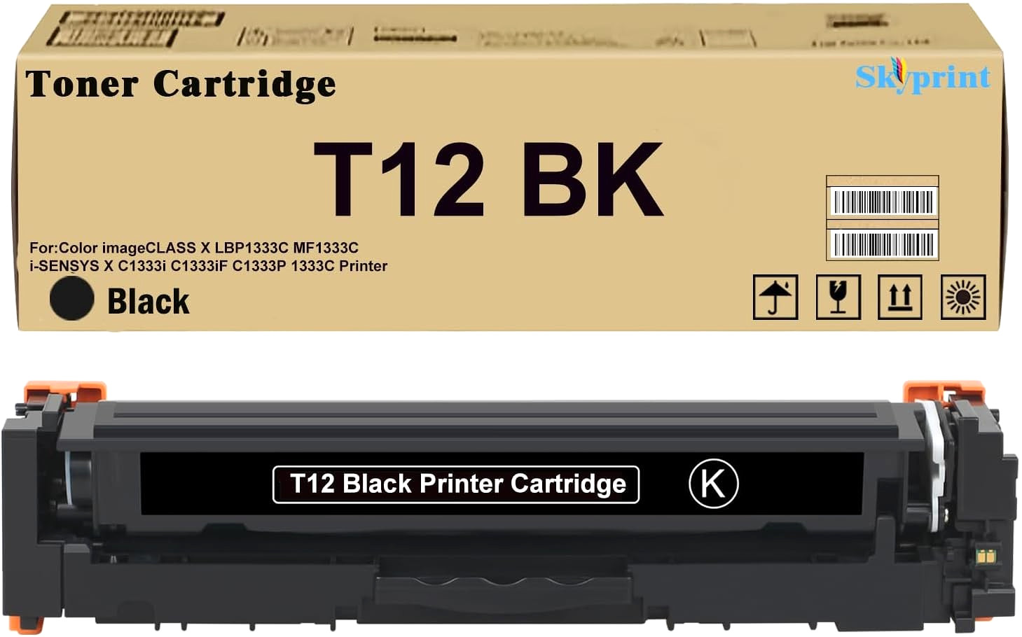 T12 / T12L Black Toner Cartridge for Canon imageCLASS X & i-SENSYS X Series