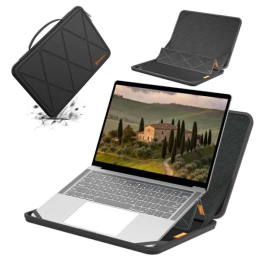 MS50T Hard Protective 14 inch Laptop Case 14 inch/MS50T/Size: 33*23.3cm Black