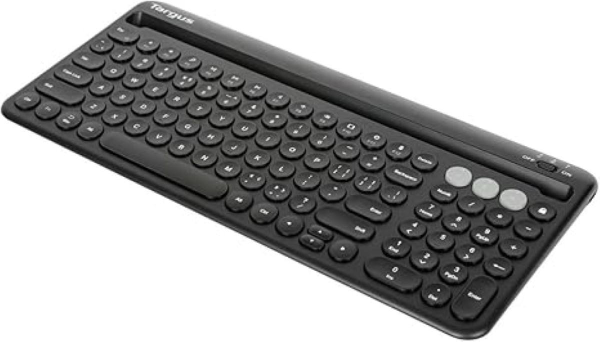 Targus Multi-Device Bluetooth Keyboard with Tablet/Phone Cradle