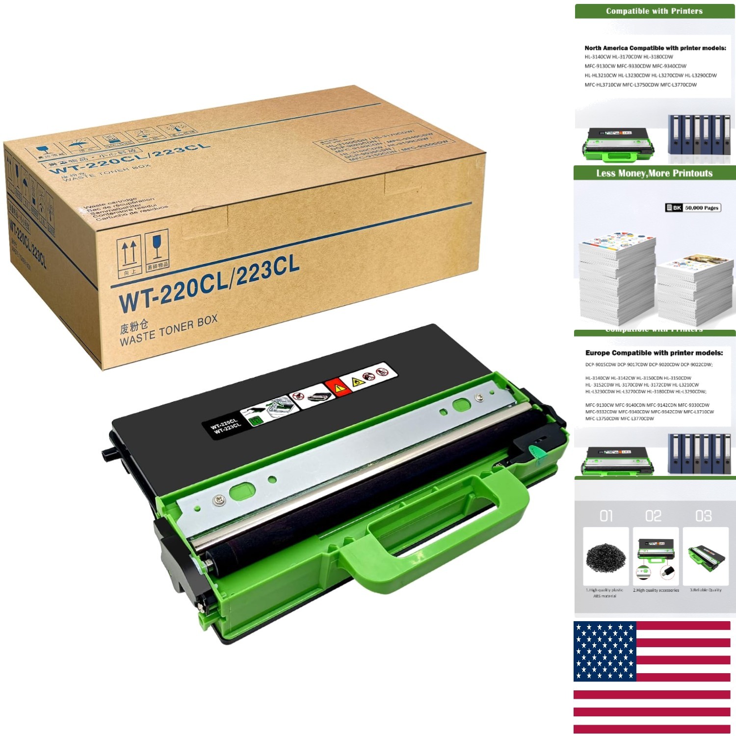 WT-220CL & WT-223CL Waste Toner Collector - High Capacity, Reliable Performance