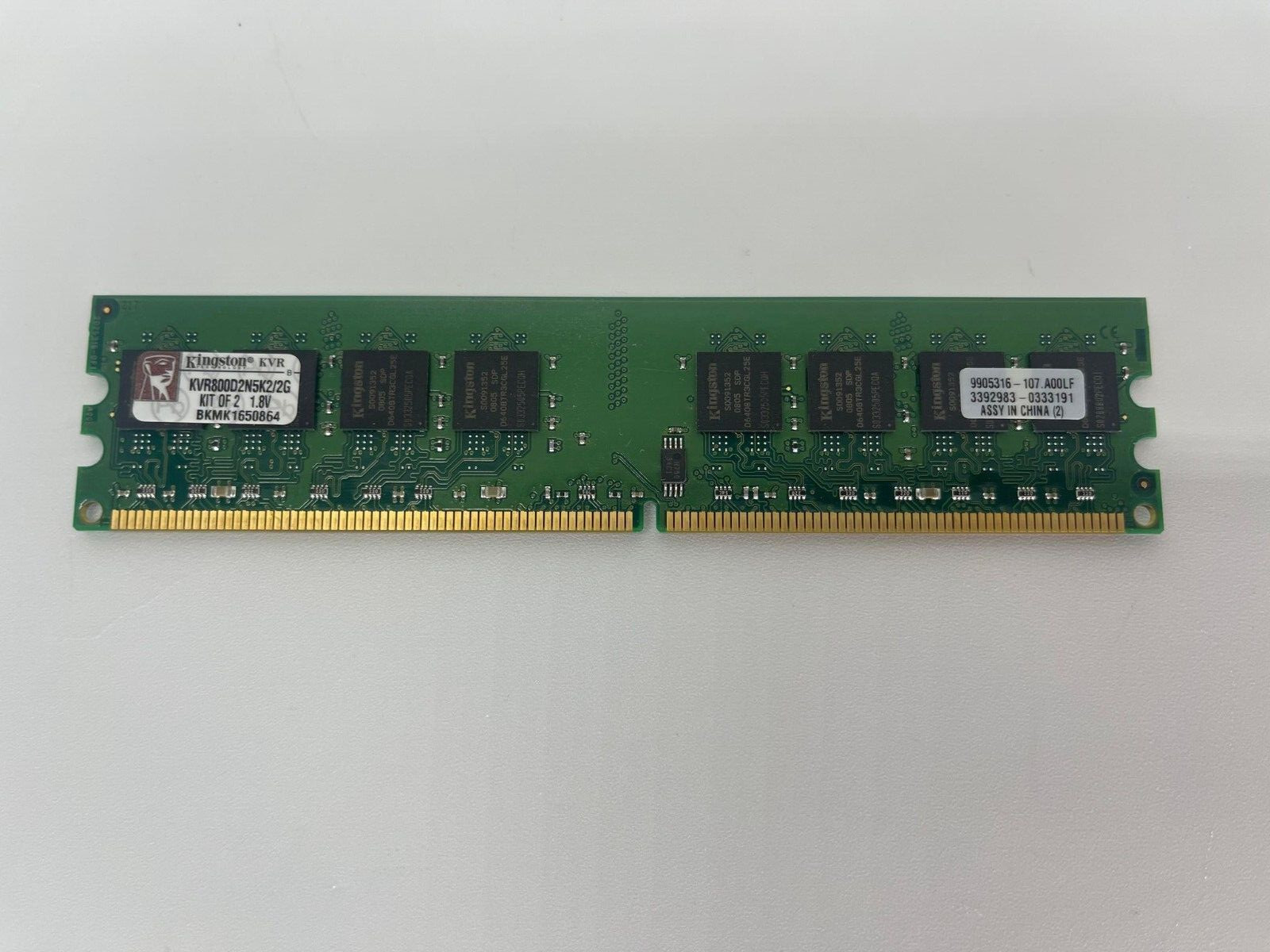 KINGSTON KVR800D2N5K2/2G 1.8V BkMK 1650864