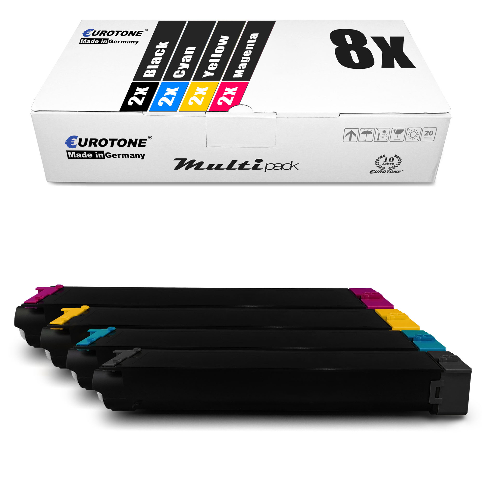 8X Eco Toner For Sharp MX-C-400-P MX-B-401 MX-C-311 MX-C-310 MX-B-400-P MX-C-381