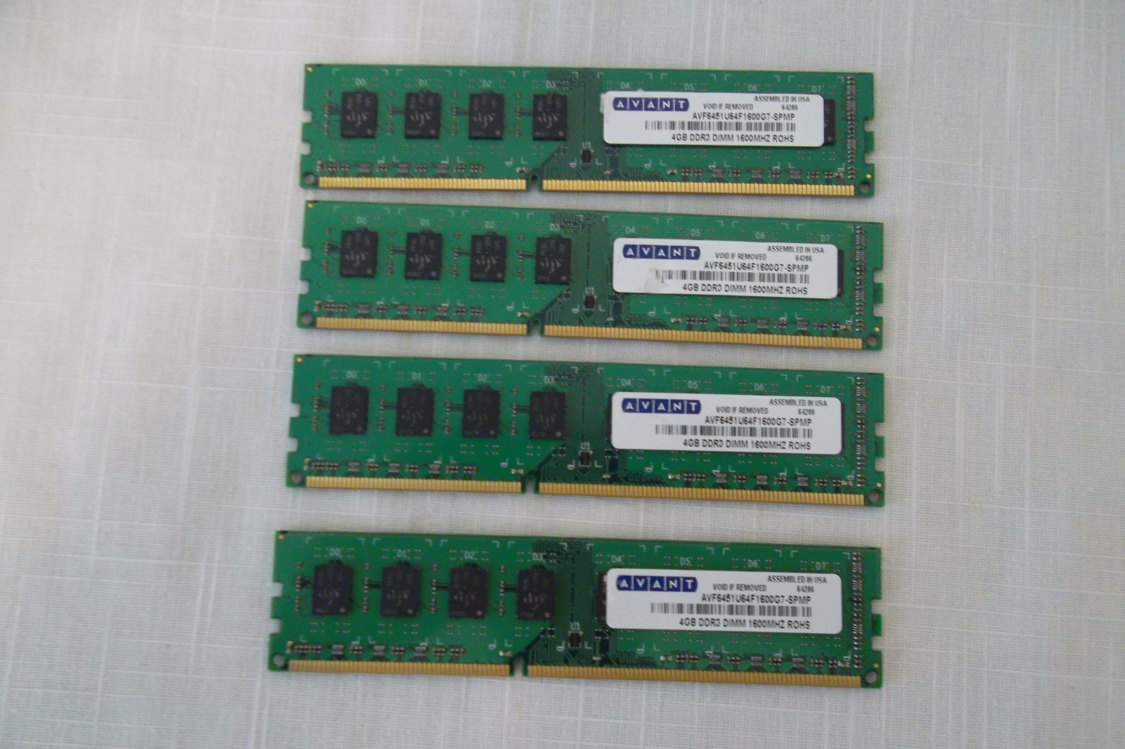 Avant 16GB (4x 4GB) DDR3 Desktop Memory for ASUS Rampage III Formula Motherboard