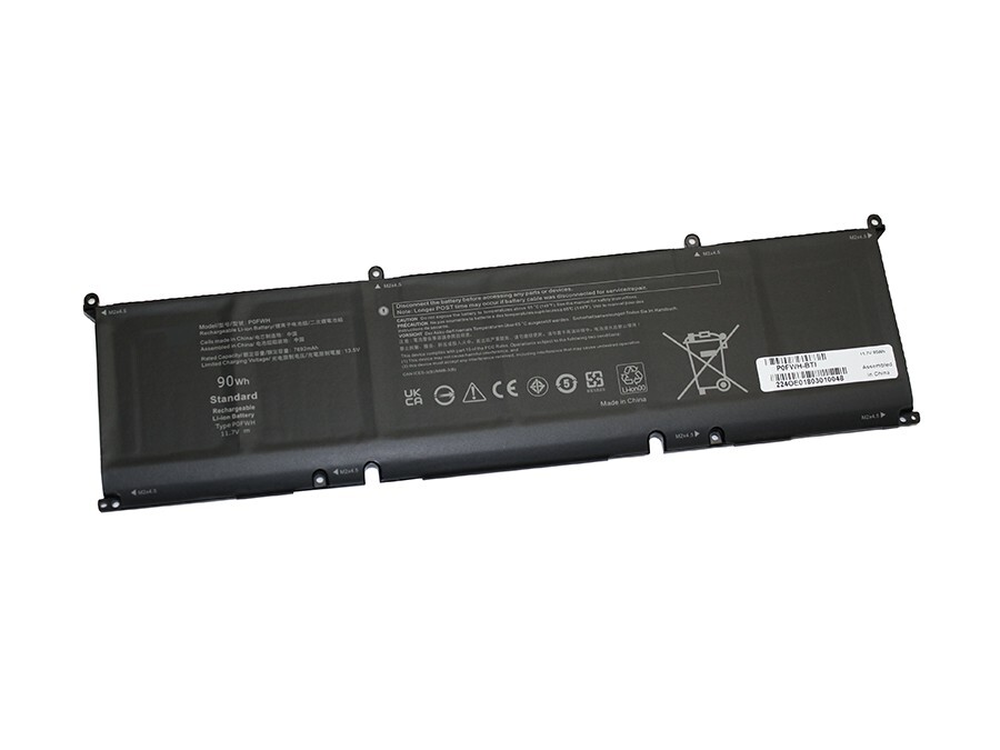 P0FWH-PW 6-CELL 11.7V BATTERY P0FWH, 0M9DG0, M9DG0, CN-0M9DG0, 01969N, 1969N