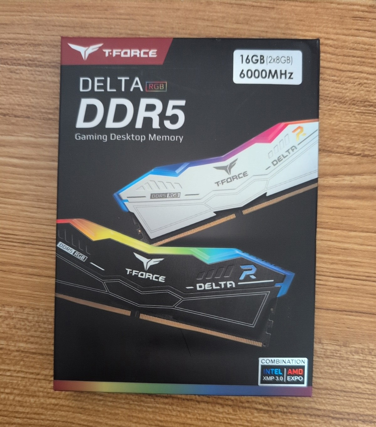TeamGroup T-Force Delta White RGB 16GB (2x8GB) DDR5 6000MHz RAM