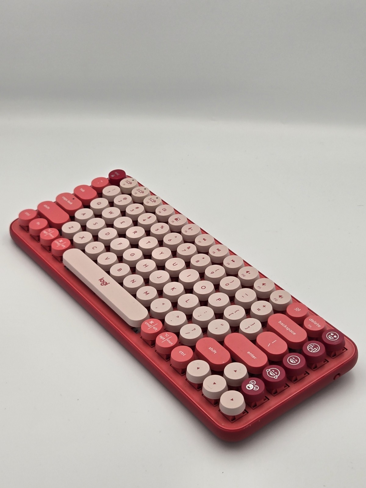 Logitech POP Keys Wireless Mechanical Keyboard Heartbreaker Rose Emoji Keys
