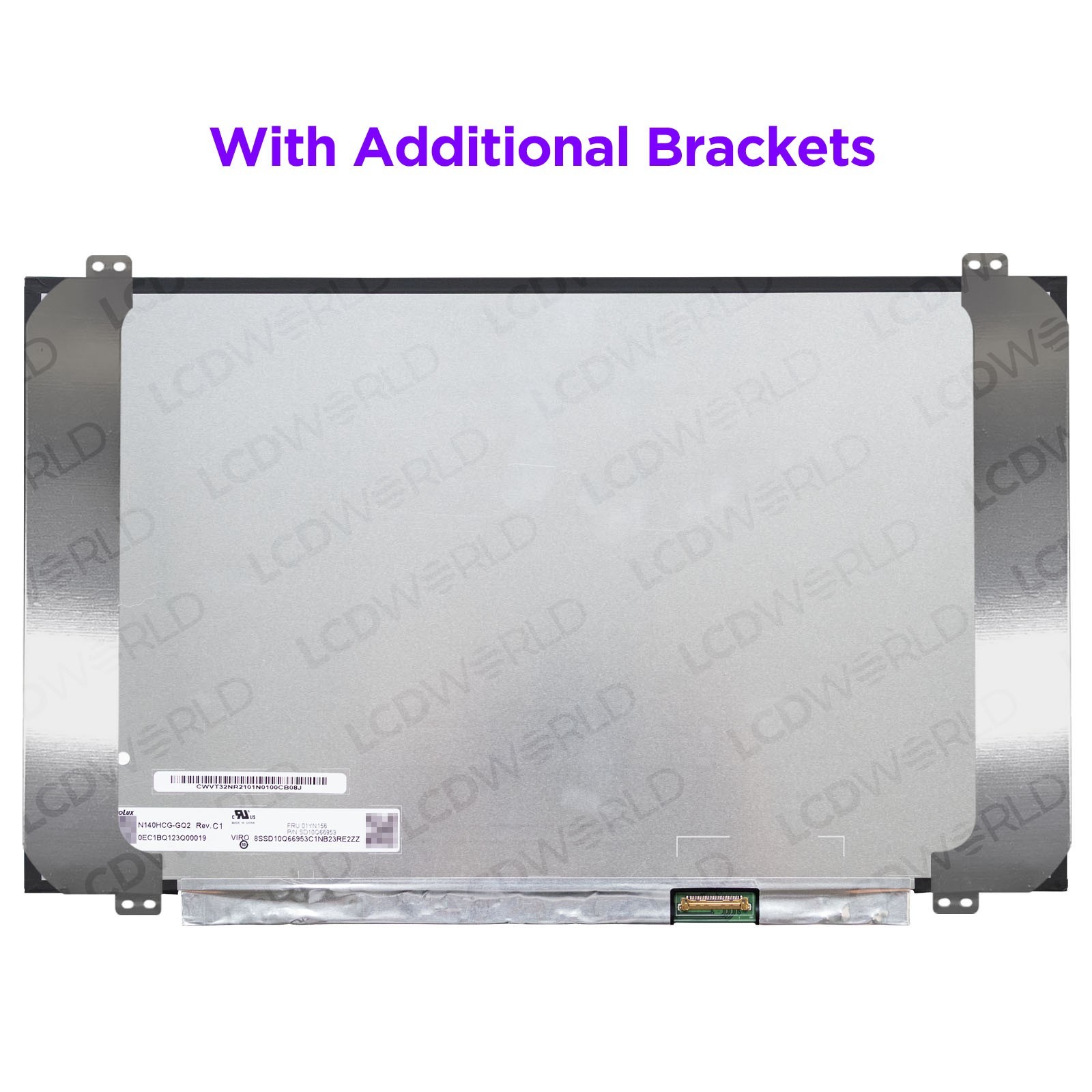 14.0-inch LCD Screen Exact INNOLUX N140HCG-GQ2 FRU 01YN156 400nits New Original