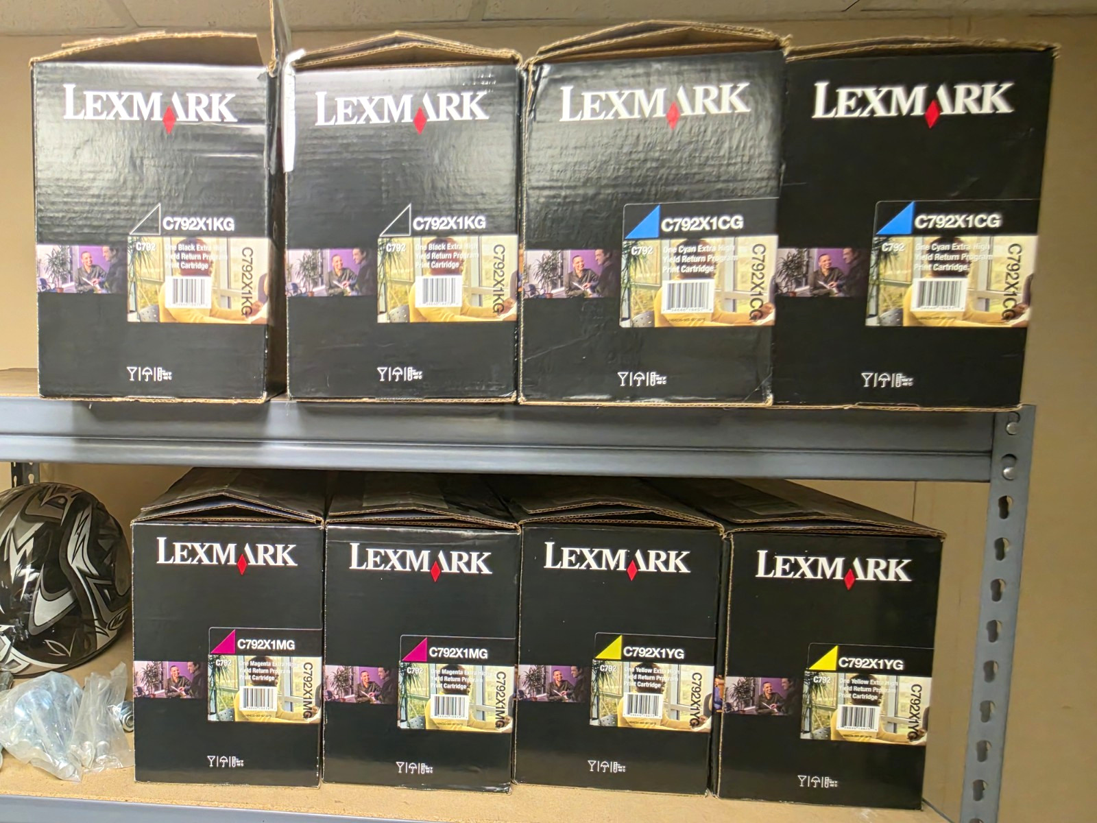Lexmark Genuine C792 Laser Toner Set CMYK C792X1KG/C/M/YG Cartridges