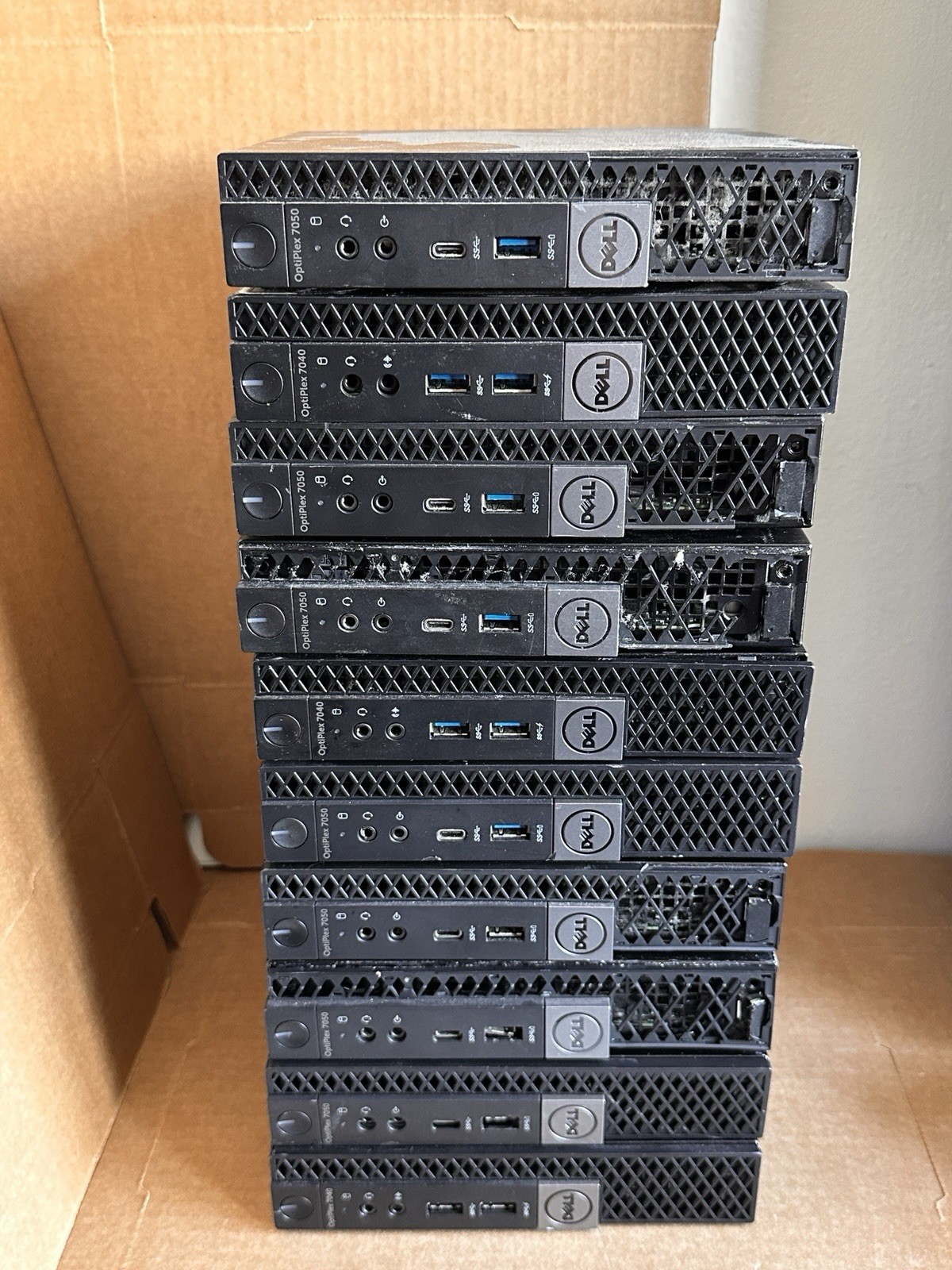 Lot of (10) Dell OptiPlex Micro i5 6th gen No RAM - No SSD
