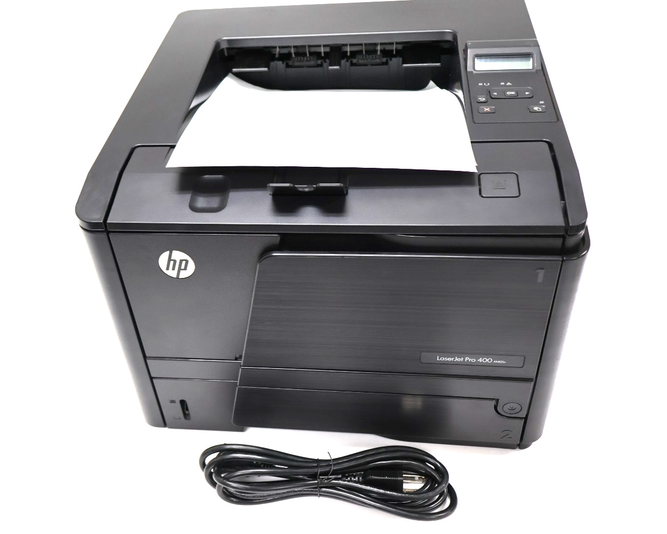 HP LaserJet Pro 400 M401n Monochrome Laser Printer Black W/Cable Counts 10,100