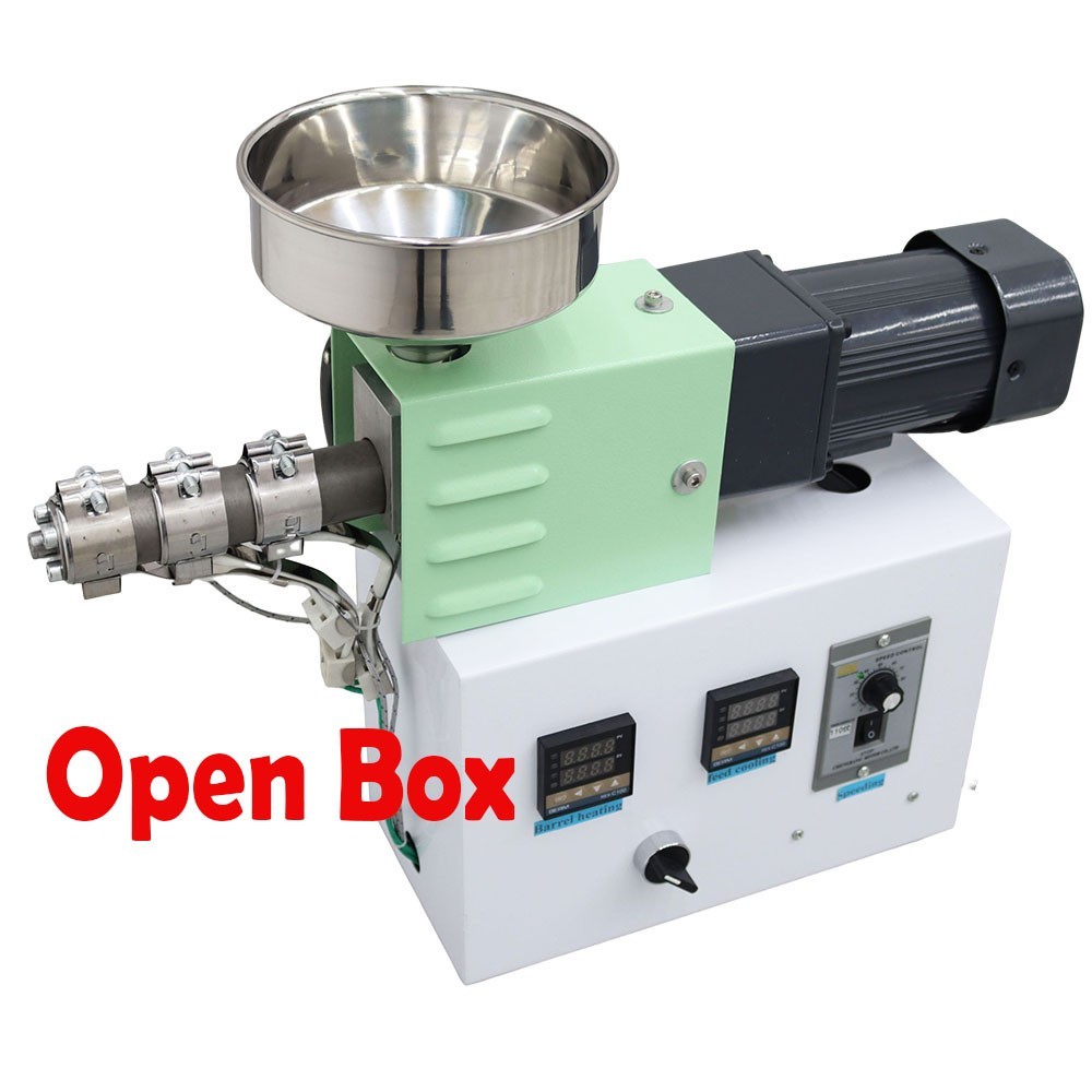 Open Box Single Screw Extruder 3D Printing Filament Extrusion Screw Dia 0.6''