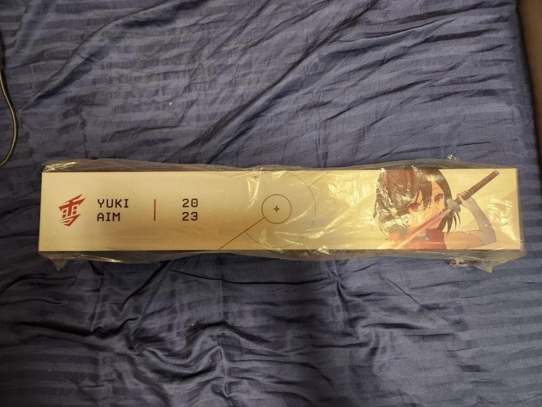 YUKI AIM 2023 DROP 1 KATANA mousepad LIMITED White XL Size New From Japan