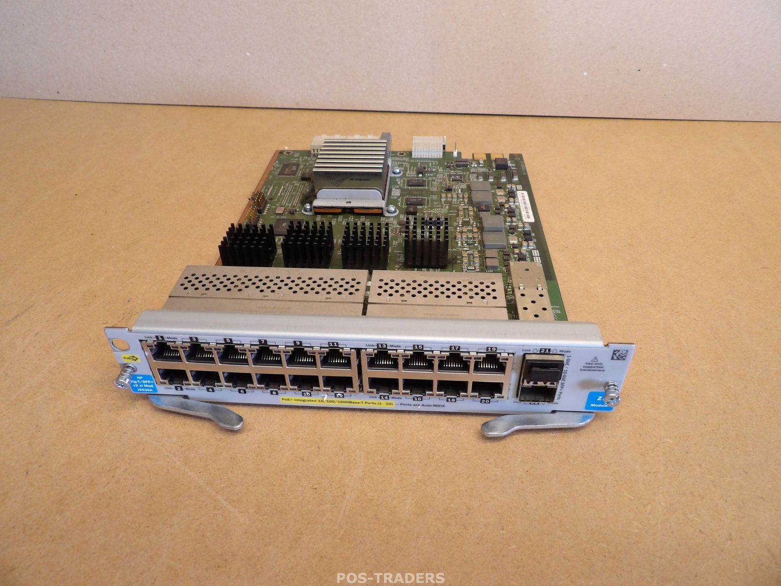 HP J9536A PoE+ Gig-T/SFP+ v2 zl Modules 20x Gigabit & 2x SFP Ports FROM HP J8697A
