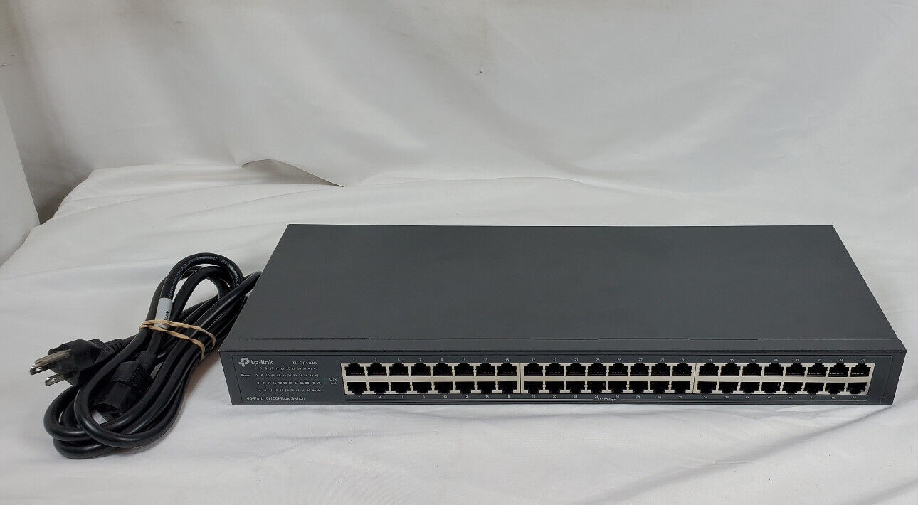 TP-LINK Technologies TP-Link (TL-SF1048) 48-Ports Rack-Mountable Ethernet Switch