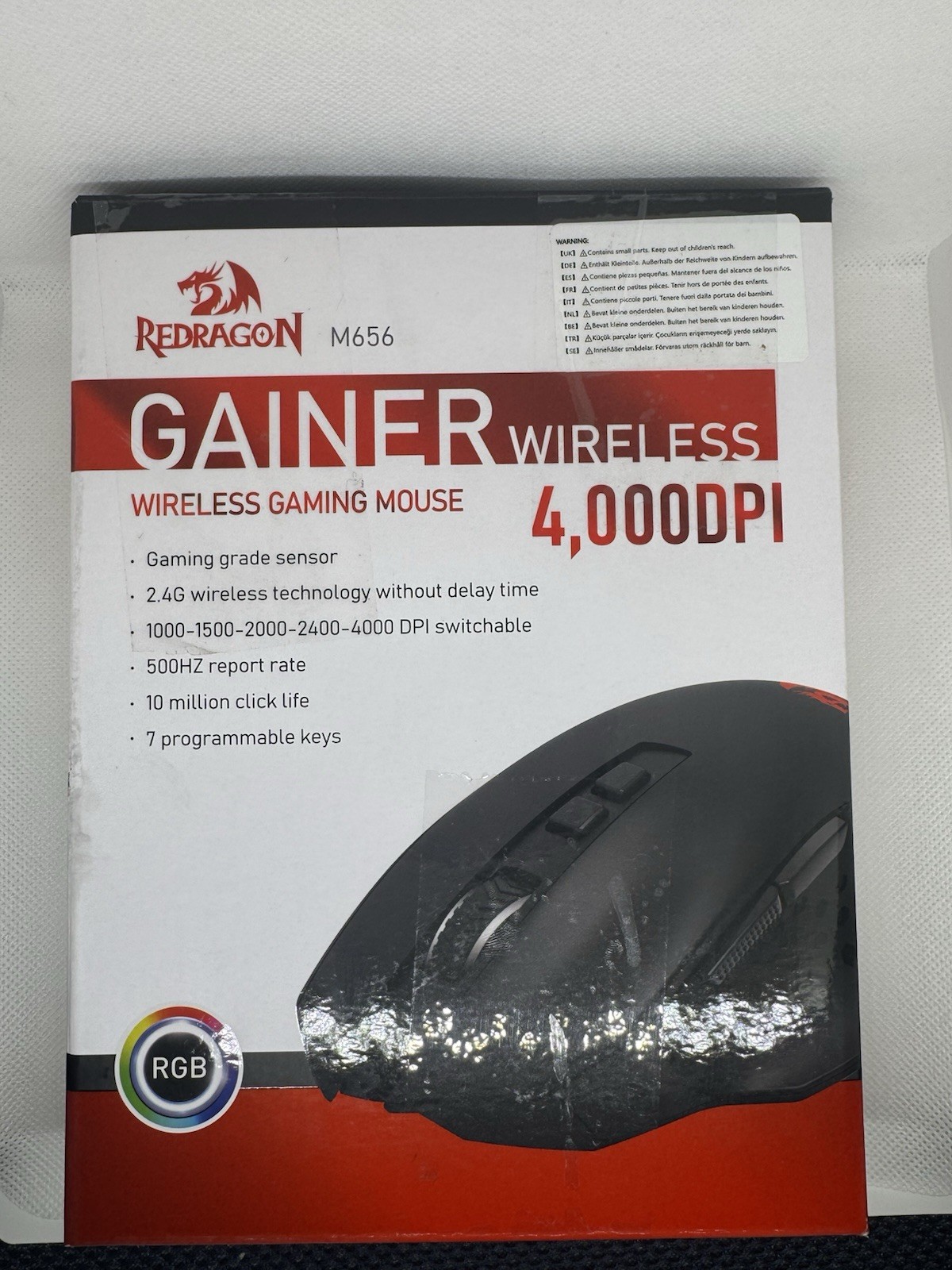 Redragon Gainer RED-M656-R1BK Wireless Gaming Mouse