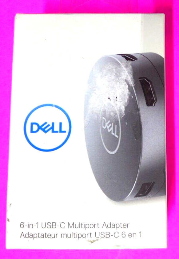 NEW Dell 6-In-1 USB-C Multiport Adapter DA305 6MC1K