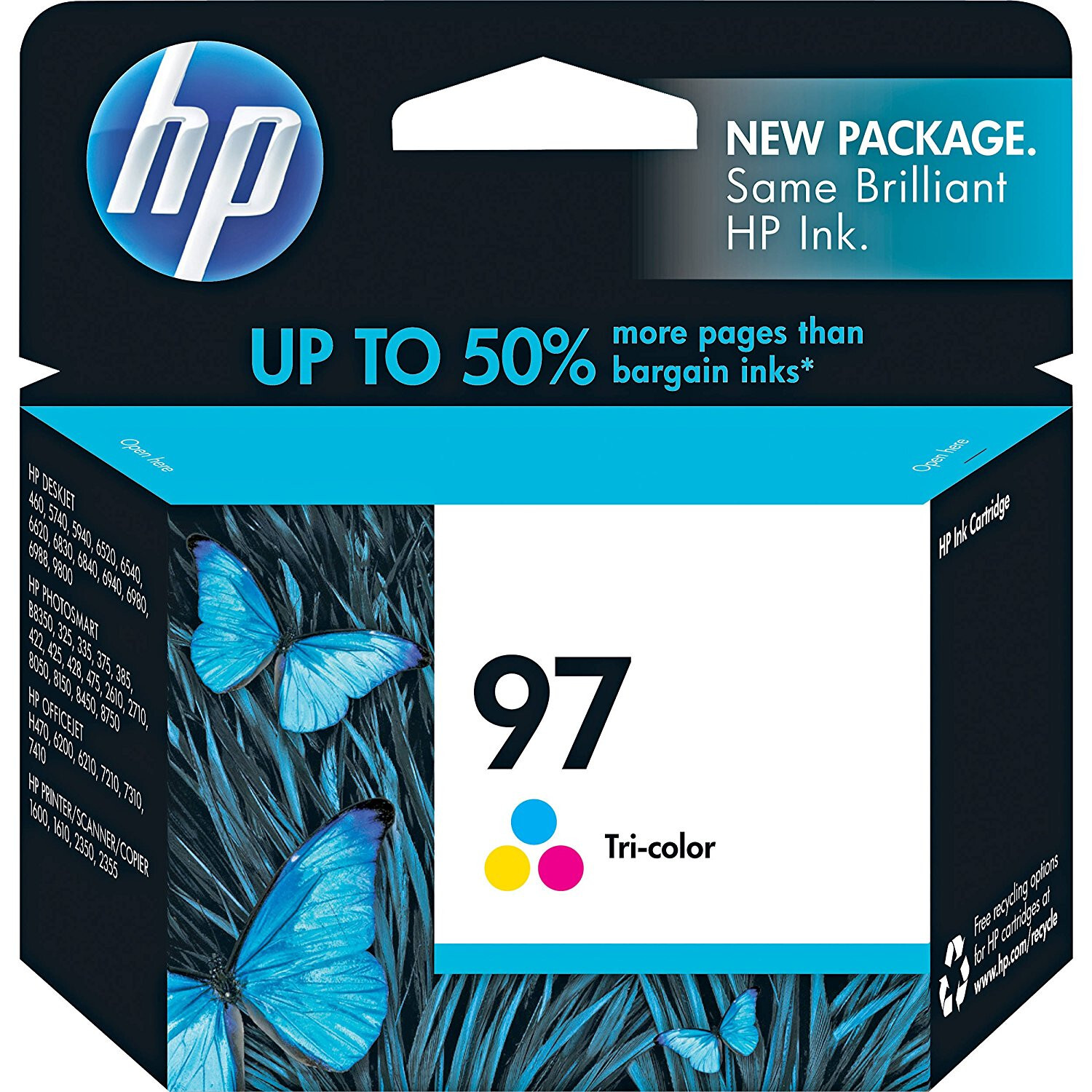 Genuine HP 97 Ink Cartridge for Deskjet 5740 6540 6840 6940 6980 9800 D4145
