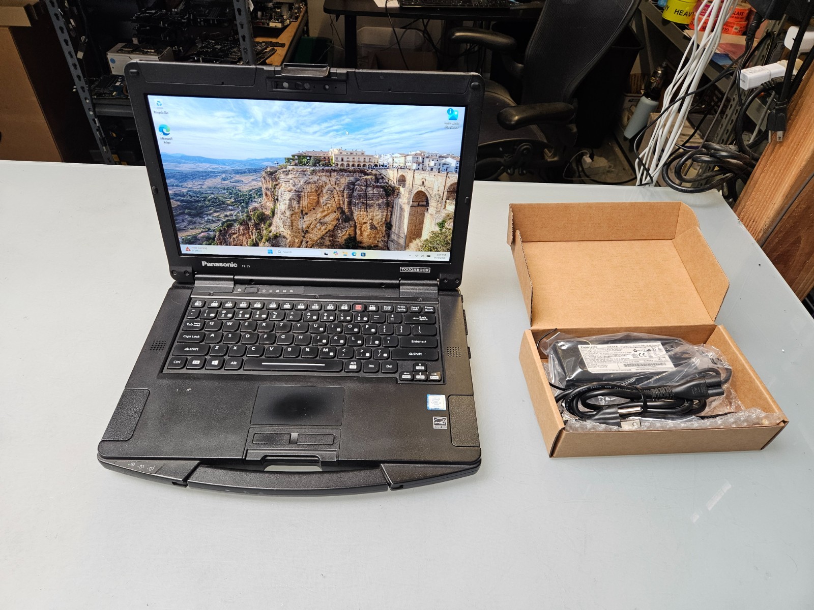 Panasonic Toughbook FZ-55 Touch i5-8365U 16GB 512GB NVMe SSD Win11 + AC Adapter
