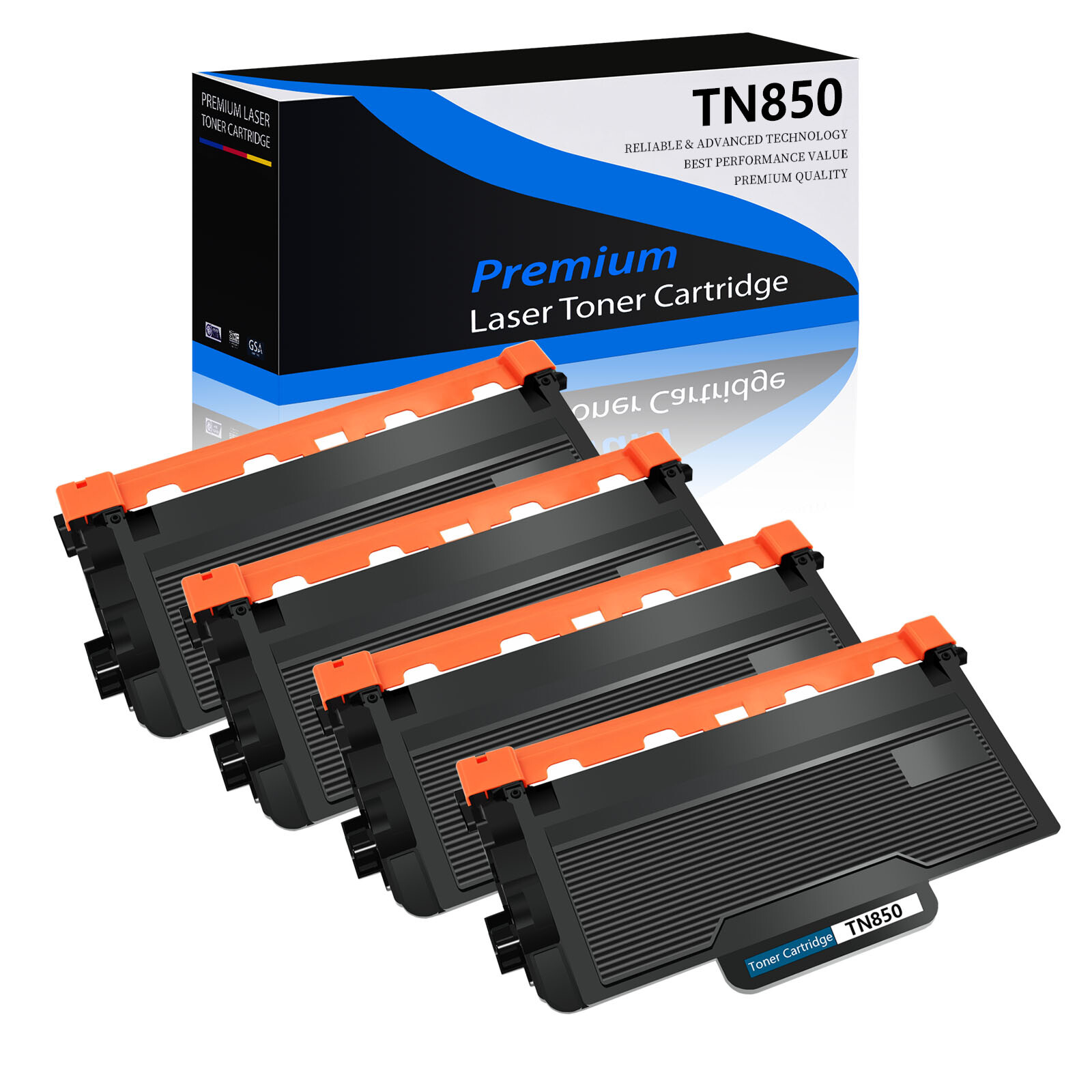 4PK TN850 Toner Compatible for Brother TN-850 HL-L5000D HL-L5100DN HL-L5200DWT