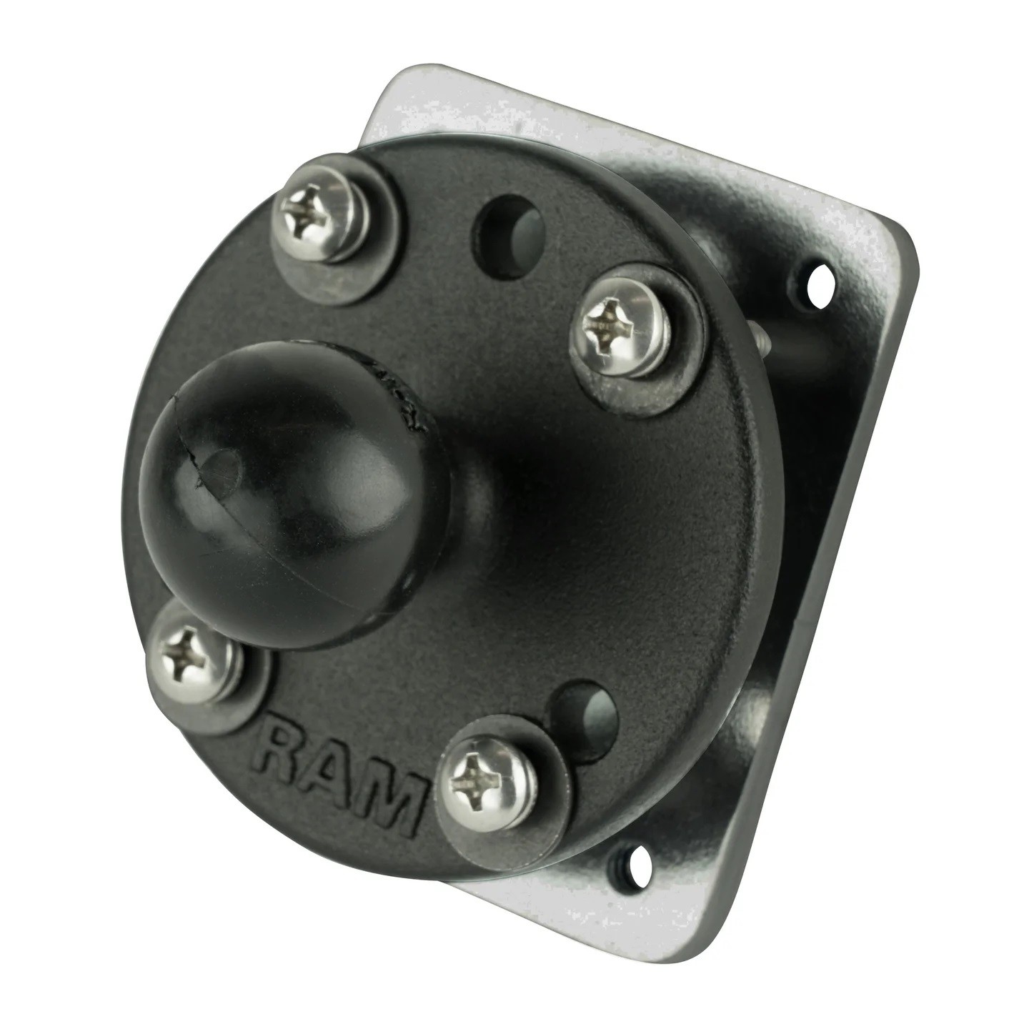 RAM Drill-Down Dashboard 1" Ball Base with Backing Plate RAM-B-202-225-2U