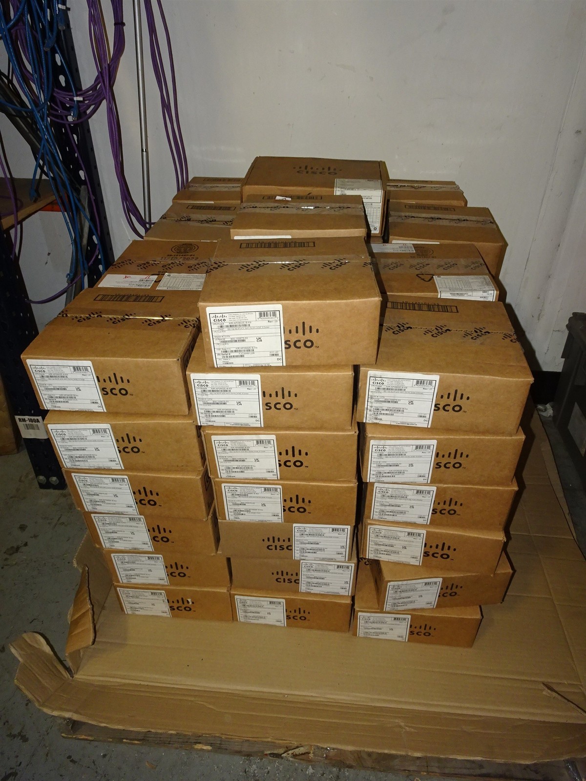 Lot of 72 NEW Cisco AIR-AP2802E-B-K9 802.11ac Access Points 