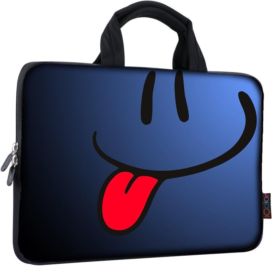 Blue Smile Neoprene Laptop Sleeve Case for 14 to 15.6 Inch Dell Lenovo HP Acer
