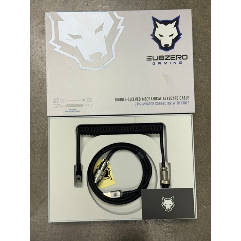 Subzero Gaming Double-Sleeved Mechanical Keyboard Cable