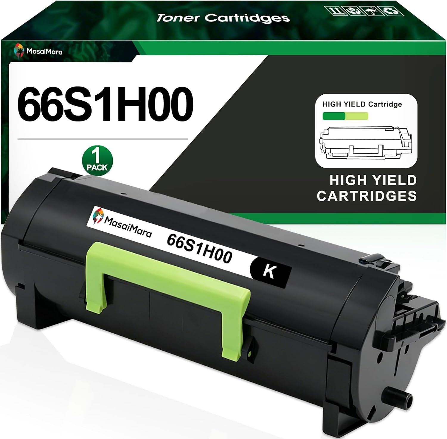 ** NEW Lexmark Toner | 66S1H00 / 66S1000 | Black | Extra High Yield | Compatible