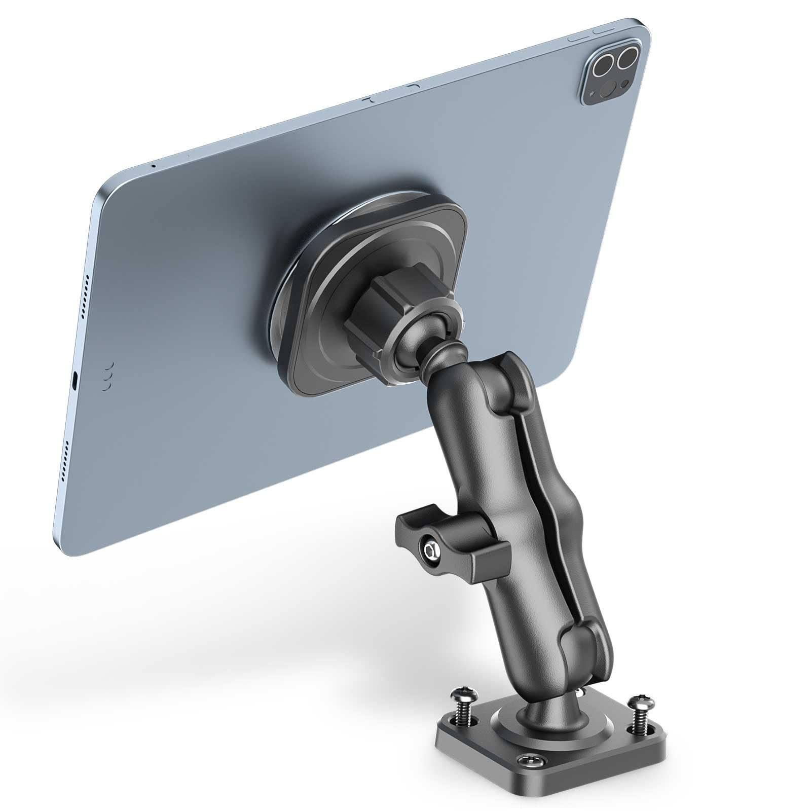 OHLPRO Magnetic Tablet Wall Mount for iPad 4" Arm Base, Black